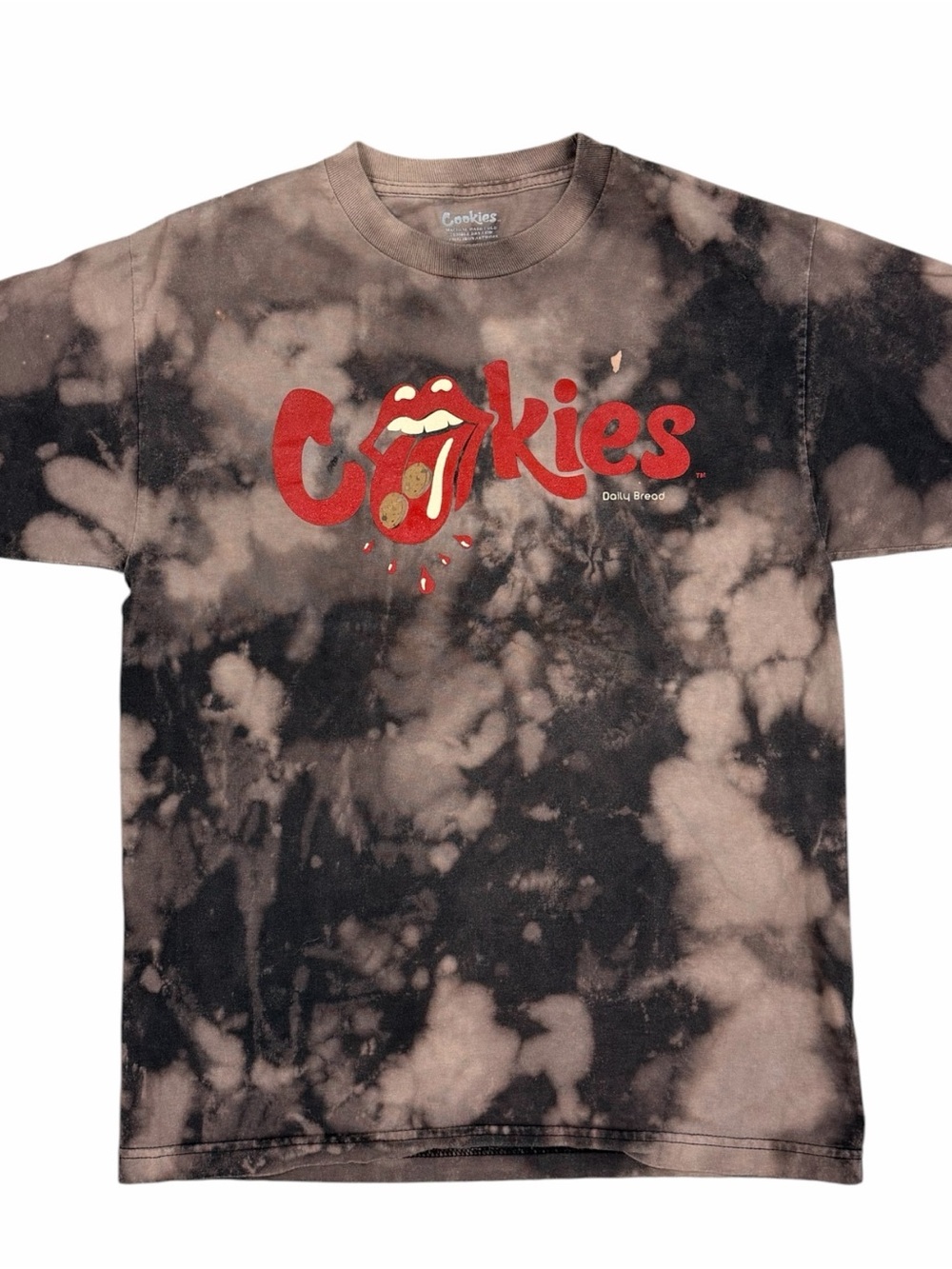 Cookies Tie-Dye Rolling Stones Tee